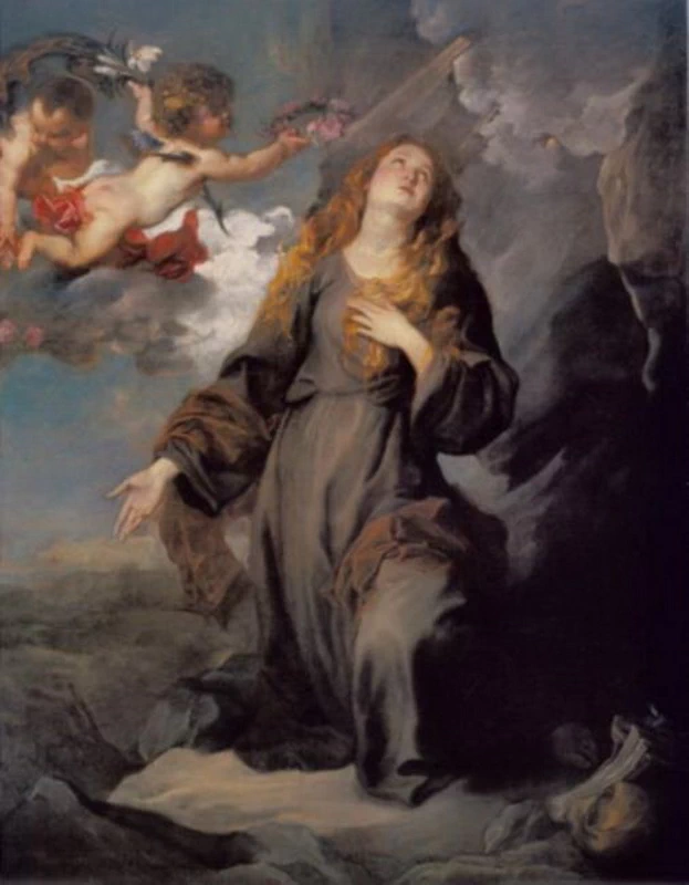 Santa Rosalia che intercede a favore degli appestati di Palermo - Palazzo Abatellis, Palermo